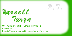 marcell turza business card